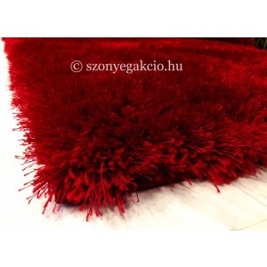 3D Shaggy bordó-piros szőnyeg  80x150
