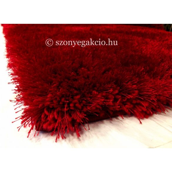 3D Shaggy bordó-piros szőnyeg 200x280 cm