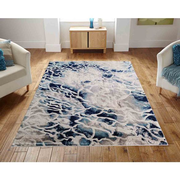 B. Reyhan 8206 kék-szürke szőnyeg 120x180 cm - Készlet erejéig!