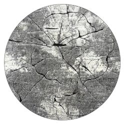 Miami 129 szürke szőnyeg 160x160 cm kerek