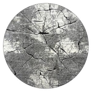 Miami 129 szürke szőnyeg 160x160 cm kerek