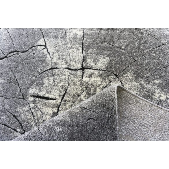 Miami 129 szürke szőnyeg 140x140 cm négyzet alakú