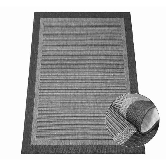 Eqos 0001 szürke szőnyeg 140x190 cm