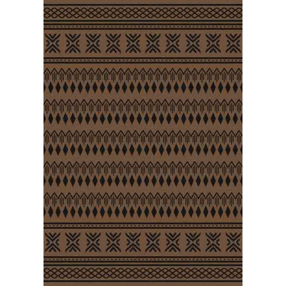 Eqos 0002 barna szőnyeg 140x190 cm