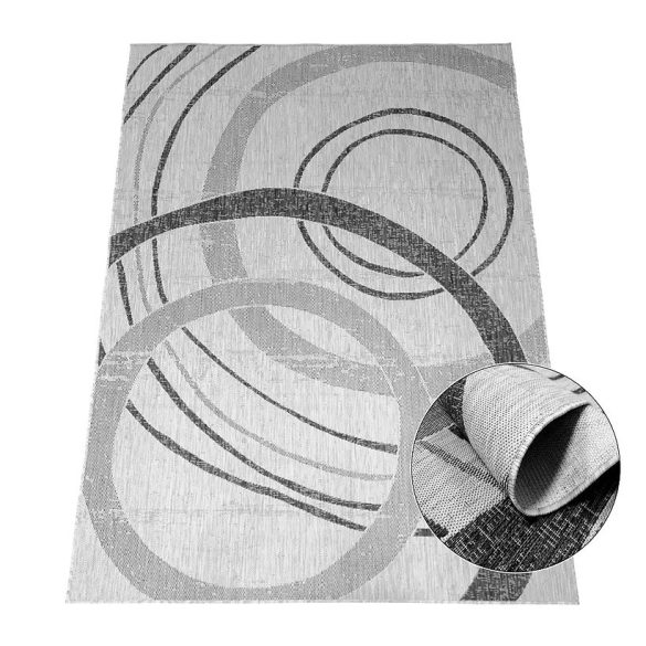 Eqos 0003 szürke szőnyeg  50x80 cm