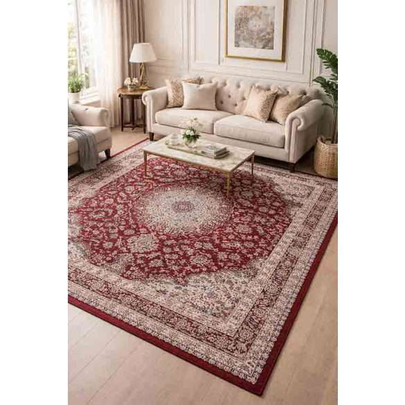 Jasmin 9871 bordó szőnyeg  80x150 cm