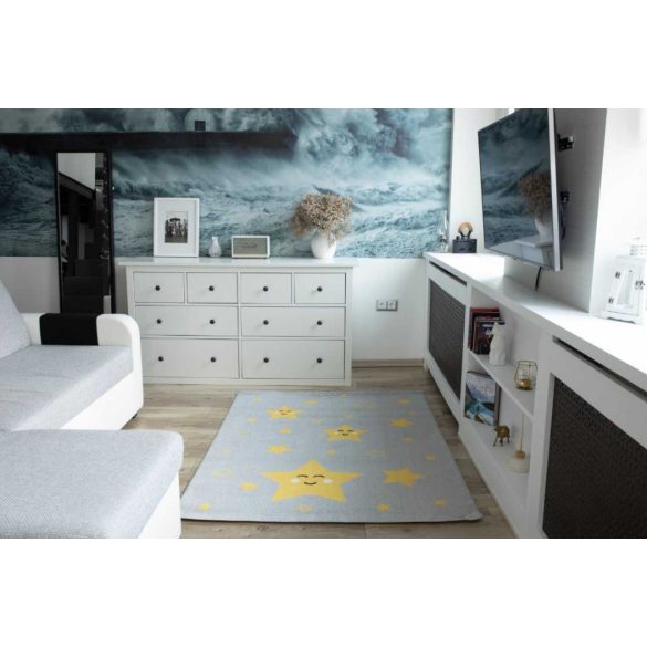 Superkids H689A Csillag mintás gyerekszőnyeg  80x150 cm