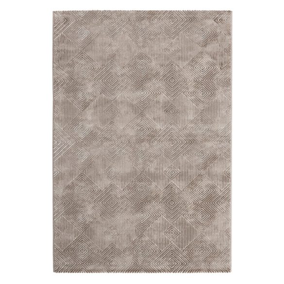 Amatis 6620 bézs modern mintás szőnyeg  80x300 cm