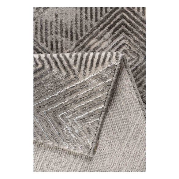 Amatis 6620 szürke modern mintás szőnyeg  80x150 cm
