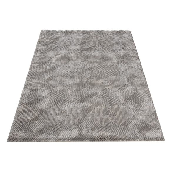 Amatis 6620 szürke modern mintás szőnyeg  80x300 cm