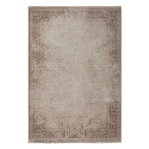 Amatis 6640 bézs modern mintás szőnyeg  80x150 cm