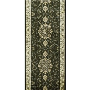 Anatolia 5328 Y Classic zöld futószőnyeg  80 cm széles