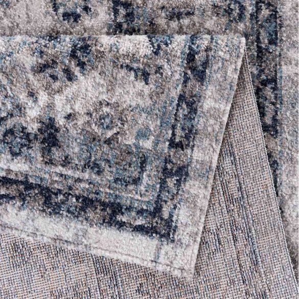 Antik 1020 kék és szürke klasszikus mintás szőnyeg 200x290