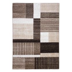   Madrid B001A_FMA76 barna-bézs modern mintás szőnyeg  60x110 cm