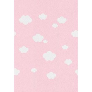 Pasztel gyerekszőnyeg B327A_SFI31 rózsaszín, felhő mintás 160x230 cm