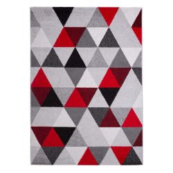   Barcelona B430A_FMF64 piros-szürke geometriai mintás szőnyeg 200x290 cm