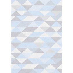   Passion B965A_SFI44 geometriai háromszög mintás szőnyeg kék-szürke 200x280 cm