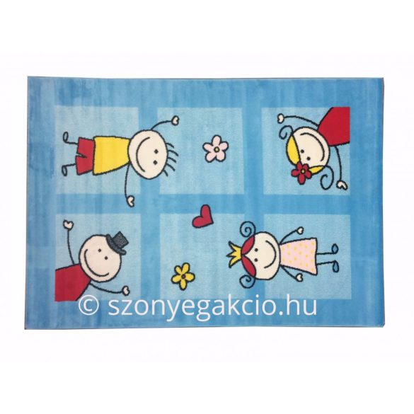 SH Bambino 2107 türkizkék színű gyerekszőnyeg 120x170 cm