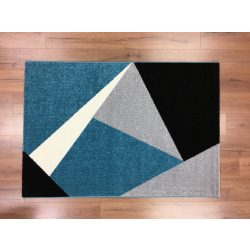 Barcelona 198 kék geometriai mintás szőnyeg  80x150 cm
