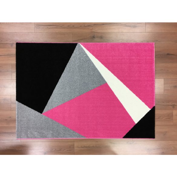 Barcelona 198 pink geometriai mintás szőnyeg  80x150 cm