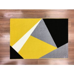 Barcelona 198 sárga geometriai mintás szőnyeg 200x280 cm