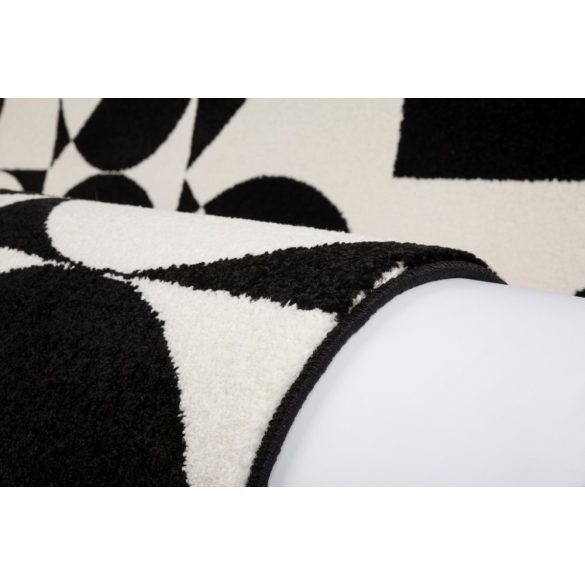 Black&White 392 fekete-fehér szőnyeg 120x170 cm