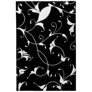Black&White 390 fekete szőnyeg 200x290 cm