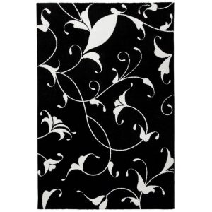 Black&White 390 fekete szőnyeg 160x230 cm