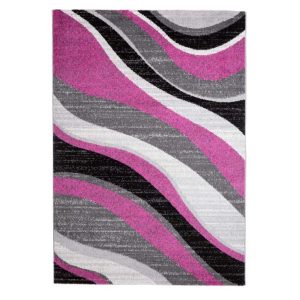 Barcelona C191B_FMF11 magenta színű modern mintás szőnyeg 160x230 cm