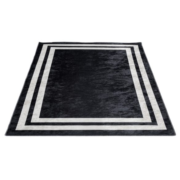 Caimas 2971 fekete-fehér modern mintás szőnyeg 120x170 cm
