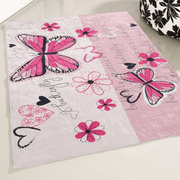 Caimas 4040 pillangó mintás gyerekszőnyeg 120x170 cm