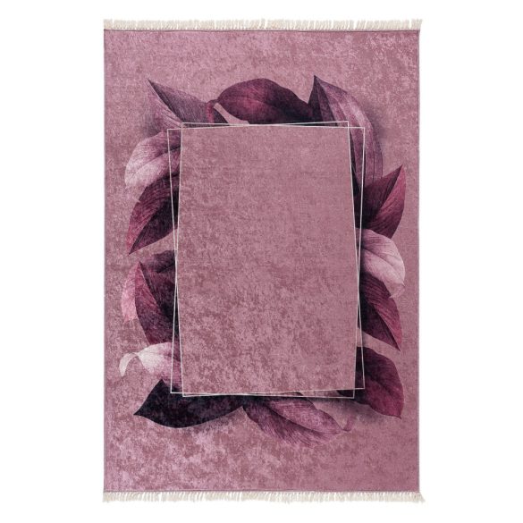 Caimas 5500 rózsaszín modern mintás szőnyeg  80x300 cm