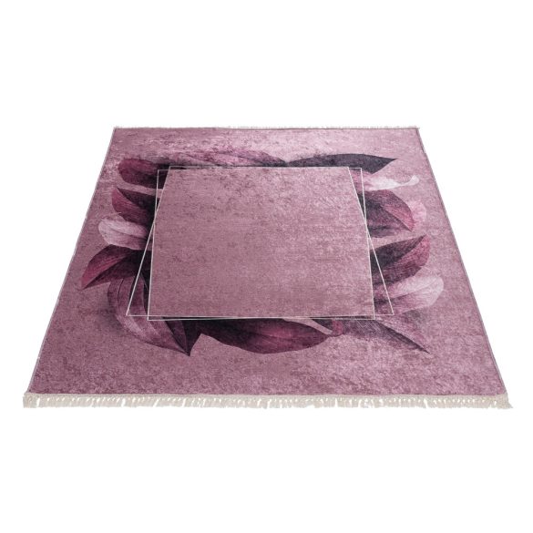 Caimas 5500 rózsaszín modern mintás szőnyeg  80x300 cm