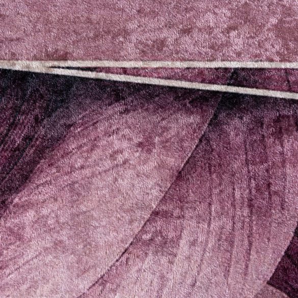 Caimas 5500 rózsaszín modern mintás szőnyeg  80x300 cm