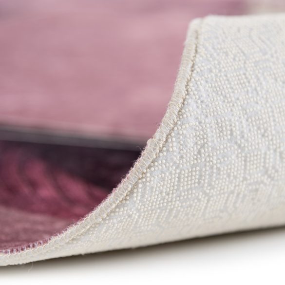 Caimas 5500 rózsaszín modern mintás szőnyeg  80x300 cm