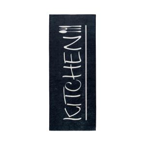 Caimas 3040 fekete színű szőnyeg  80x300 cm