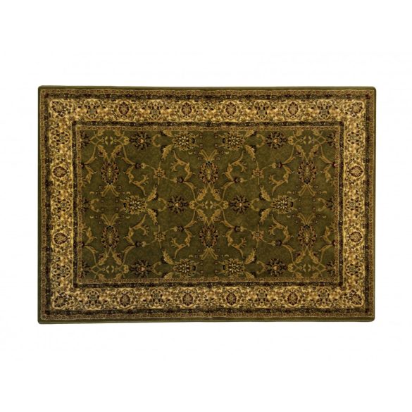 Classic zöld 1861 teli indás rojt nélküli szőnyeg 160x220 cm