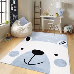   Pasztel gyerekszőnyeg D066A_SFI41 kék, maci mintás 120x170 cm