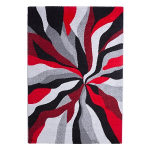 Barcelona D569A_FMF24 piros modern mintás szőnyeg  80x150 cm