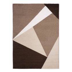   Barcelona E198_FMA72 barna-bézs geometriai mintás szőnyeg 120x170 cm