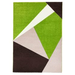   Barcelona E198_FMA52 zöld-bézs geometriai mintás szőnyeg 200x290 cm