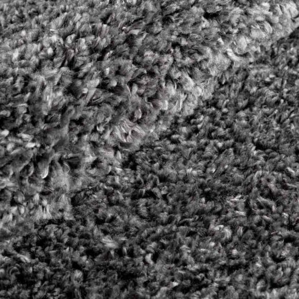 Ethno shaggy 1800 - egyszínű sötétszürke szőnyeg 160x230 cm