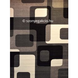 Fekete-szürke kockás2 szőnyeg  60x110 cm