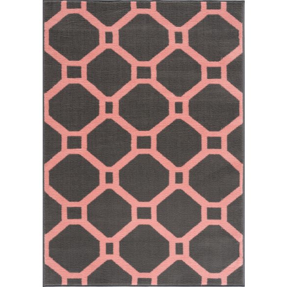 Gustavo 3220 pink modern mintás szőnyeg 200x290 cm