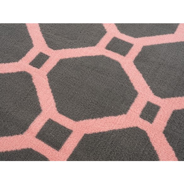 Gustavo 3220 pink modern mintás szőnyeg  80x150 cm