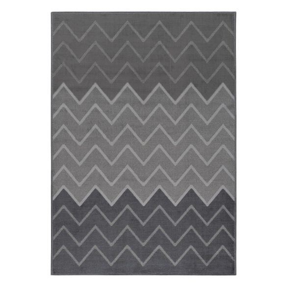 Gustavo 3221 szürke modern cikk-cakk mintás szőnyeg 120x170 cm