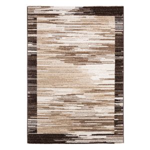Madrid H703A_FMA67 barna modern mintás szőnyeg  80x150 cm