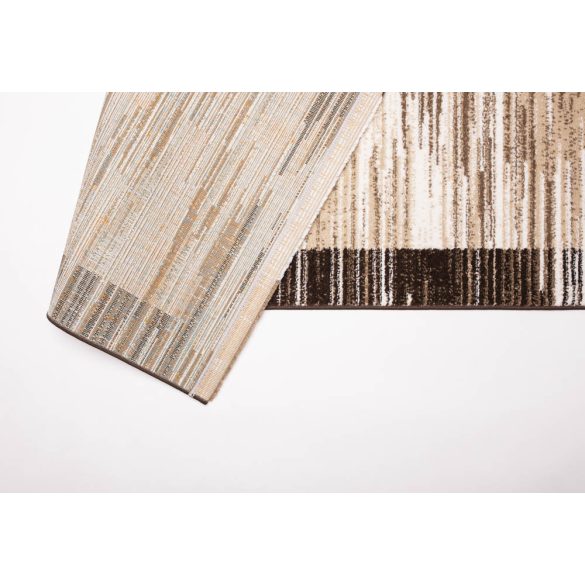 Madrid H703A_FMA67 barna modern mintás szőnyeg  80x150 cm
