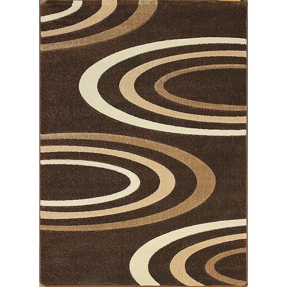 Jakamoz 1061 barna félkörös szőnyeg 140x190 cm