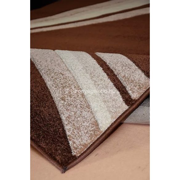 Jakamoz 1353 barna vonalas szőnyeg  80x150 cm